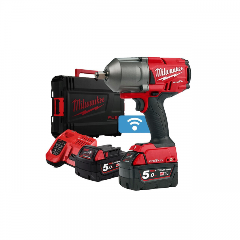 Masina de insurubat cu impact cu acumulatori, 2 x 5.0Ah, 18V, Li-Ion, 1898Nm, Milwaukee, tip M18ONEFHIWF12-502X Masina de insurubat cu impact cu acumulatori, 2 x 5.0Ah, 18V, Li-Ion, 1898Nm, Milwaukee, tip M18ONEFHIWF12-502X