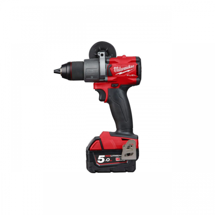 Masina de gaurit/insurubat fara percutie cu acumulator, 2 x 5Ah, 18V, Li-Ion, 135Nm, Milwaukee, tip M18FDD2-502X