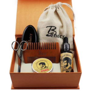 Kit ingrijire barba, Gold Edition, Beneicy Sevich, 6 piese Kit ingrijire barba, Gold Edition, Beneicy Sevich, 6 piese