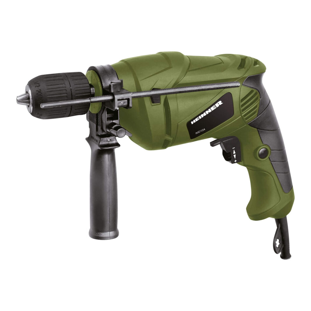 Masina de gaurit cu percutie Heinner IMD104, 750 W, Mandrina 13 mm Masina de gaurit cu percutie Heinner IMD104, 750 W, Mandrina 13 mm