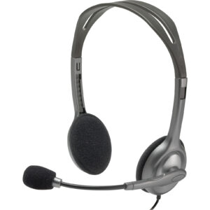 Casti PC On-Ear Logitech H111 981-000593, Gri Casti PC On-Ear Logitech H111 981-000593, Gri