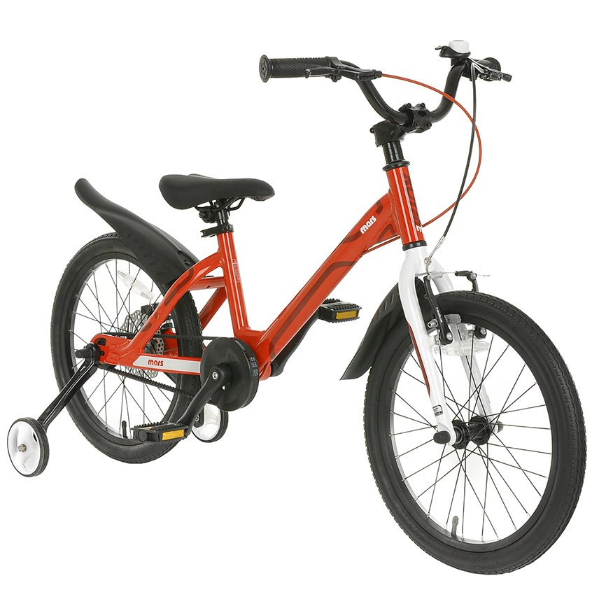 Bicicleta pentru copii Royal Baby 16 inch Mars M1601C RosuAlb 4-6 ani, cadru din aluminiu, roti ajutatoare, frana spate mecanica pe disc frana fata C-brake Bicicleta pentru copii Royal Baby 16 inch Mars M1601C RosuAlb 4-6 ani, cadru din aluminiu, roti ajutatoare, frana spate mecanica pe disc frana fata C-brake
