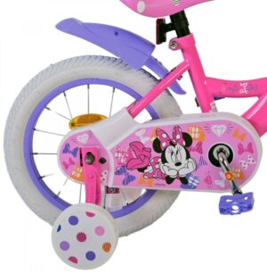 Bicicleta pentru copii EL Minnie Mouse 14 inch Cutest Ever ND, frana de mana pe roata din fata, scaun si ghidon reglabil, spite metalice, roti gonflabile, stopuri reflectorizante Bicicleta pentru copii EL Minnie Mouse 14 inch Cutest Ever ND, frana de mana pe roata din fata, scaun si ghidon reglabil, spite metalice, roti gonflabile, stopuri reflectorizante