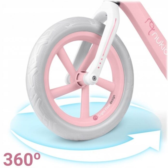 Bicicleta fara pedale pentru copii 87x39x54 cm, roti EVA, Light Flee Nukido Bleumarin