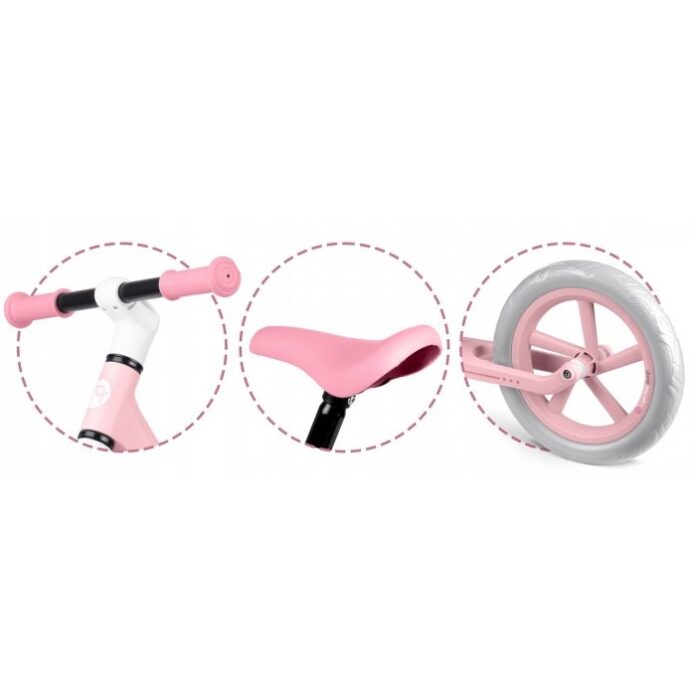 Bicicleta fara pedale pentru copii 87x39x54 cm, roti EVA, Light Flee Nukido Bleumarin