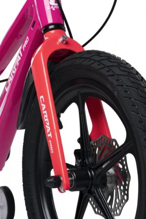 Bicicleta pentru copii Carpat PRO C16144B 16 inch FucsiaRoz 4-6 ani Cadru aluminiu cu Suspensie, Frane mecanice disc, Aparatoare lant, Janta Magneziu, Aparatori noroi fataspate, Sonerie Bicicleta pentru copii Carpat PRO C16144B 16 inch FucsiaRoz 4-6 ani Cadru aluminiu cu Suspensie, Frane mecanice disc, Aparatoare lant, Janta Magneziu, Aparatori noroi fataspate, Sonerie