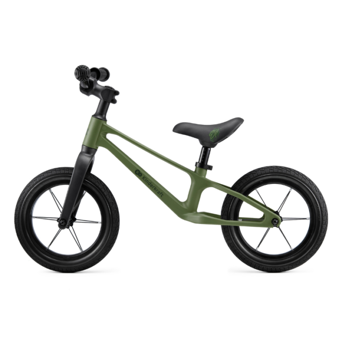 Bicicleta pentru copii Kinderkraft Eter Red fara pedale, roti 12 inch, scaun ergonomic reglabil, greutate admisa 35 kg