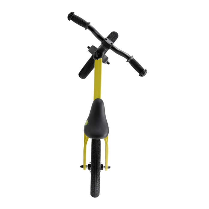 Bicicleta pentru copii Kinderkraft Eter Lime fara pedale, roti 12 inch, scaun ergonomic reglabil, greutate admisa 35 kg