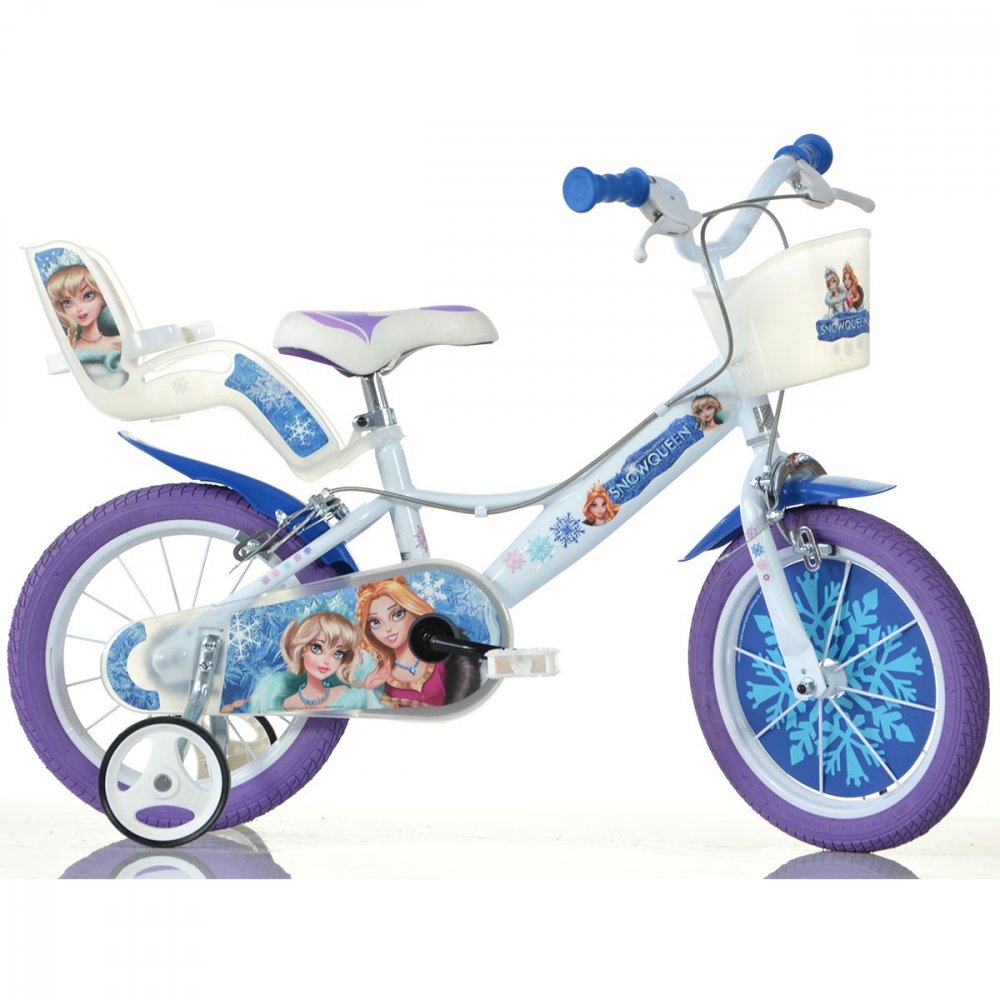 Bicicleta pentru copii Snow Queen Dino Bikes 14 inch Bicicleta pentru copii Snow Queen Dino Bikes 14 inch