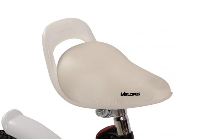 Bicicleta pentru copii Velors V1604B Fucsia 16 inch cu roti ajutatoare, cosulet, cadru din otel, varsta 4-6 ani