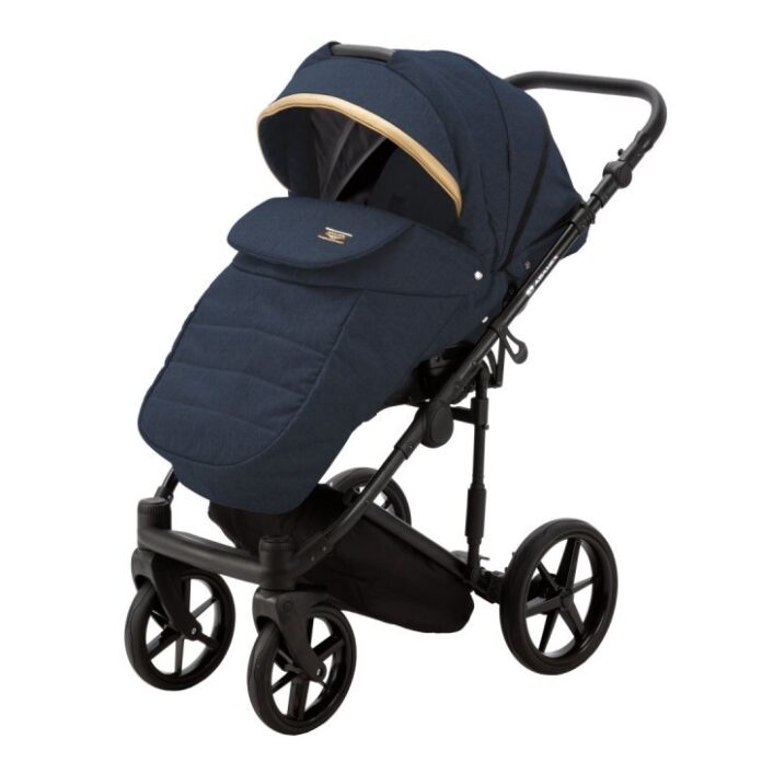 Carucior 3 in 1 Adamex Rimini Alu tip Collection Linen EcoLeather RY95 Blue Gold cu scaun auto iSize, parte sport reglabila pana la orizontala, landou cu suport de cap reglabil, accesorii incluse Carucior 3 in 1 Adamex Rimini Alu tip Collection Linen EcoLeather RY95 Blue Gold cu scaun auto iSize, parte sport reglabila pana la orizontala, landou cu suport de cap reglabil, accesorii incluse