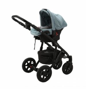 Carucior 3 in 1 Adamex Barletta FL4 Flowers Collection aquamarine cu scaun auto iSize, landou cu suport de cap reglabil pe inaltime, parte sport reglabila pana la orizontala, suspensii Carucior 3 in 1 Adamex Barletta FL4 Flowers Collection aquamarine cu scaun auto iSize, landou cu suport de cap reglabil pe inaltime, parte sport reglabila pana la orizontala, suspensii