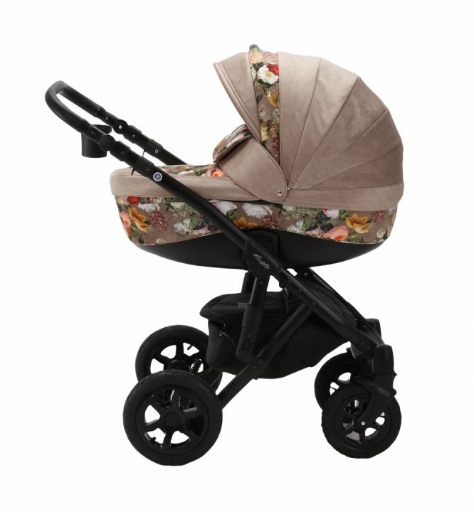Carucior 3 in 1 Adamex Barletta FL5 Flowers Collection oak barrel cu scaun auto iSize, landou cu suport de cap reglabil pe inaltime, parte sport reglabila pana la orizontala, suspensii Carucior 3 in 1 Adamex Barletta FL5 Flowers Collection oak barrel cu scaun auto iSize, landou cu suport de cap reglabil pe inaltime, parte sport reglabila pana la orizontala, suspensii