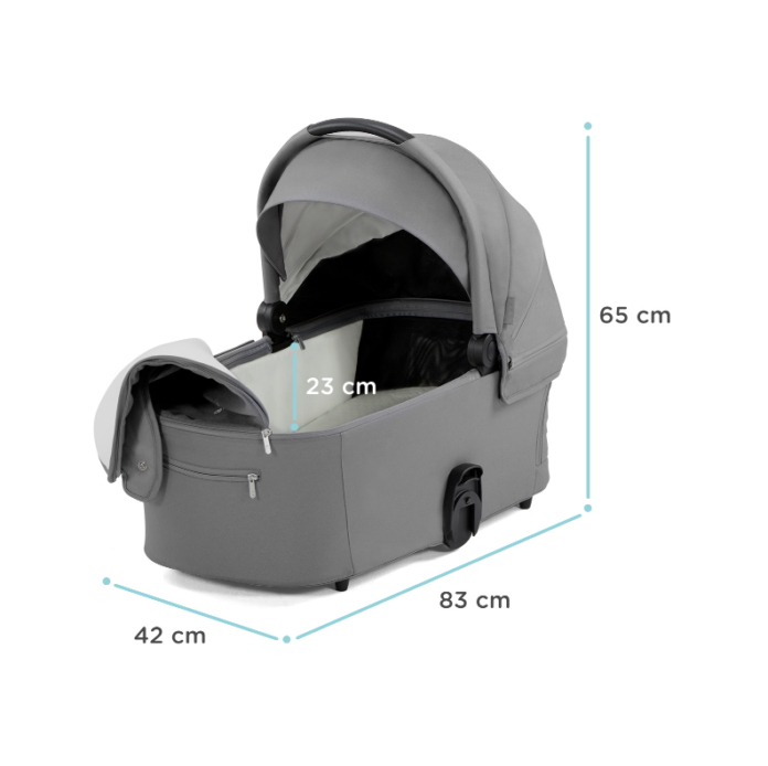 Carucior Kinderkraft Nea 2 in 1 Platinum grey