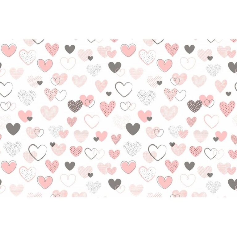 Lenjerie patut Hearts 5 piese multicolor