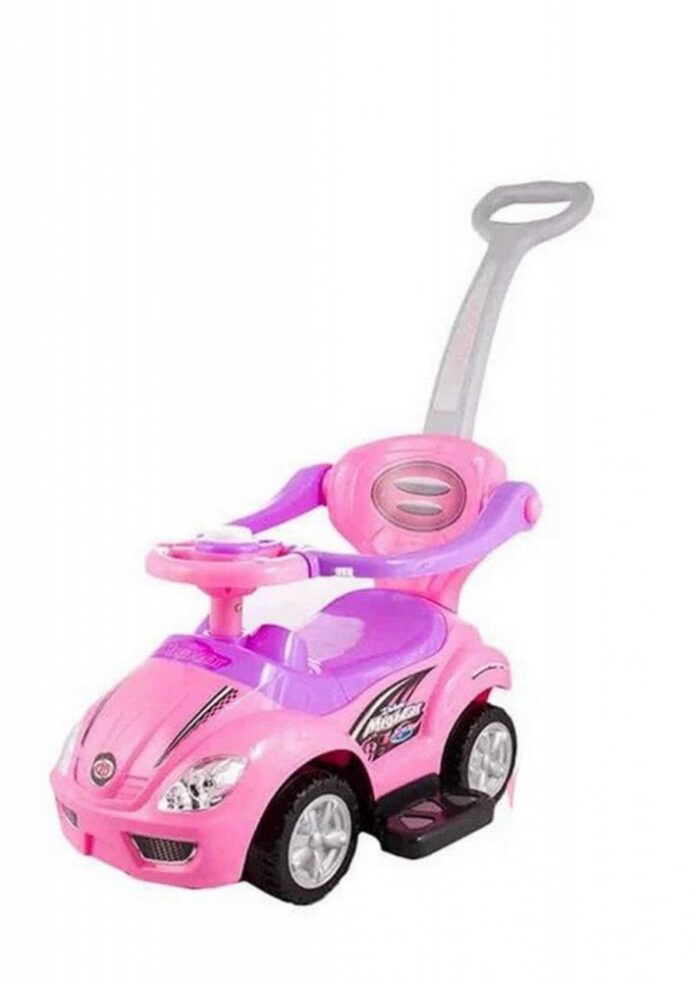 Masinuta copii si bebe NOVOKIDS MegaCar, Cu melodii si lumini, Maner de impins pentru parinti detasabil, Functie trotineta fara pedale, Pentru interi Masinuta copii si bebe NOVOKIDS MegaCar, Cu melodii si lumini, Maner de impins pentru parinti detasabil, Functie trotineta fara pedale, Pentru interi