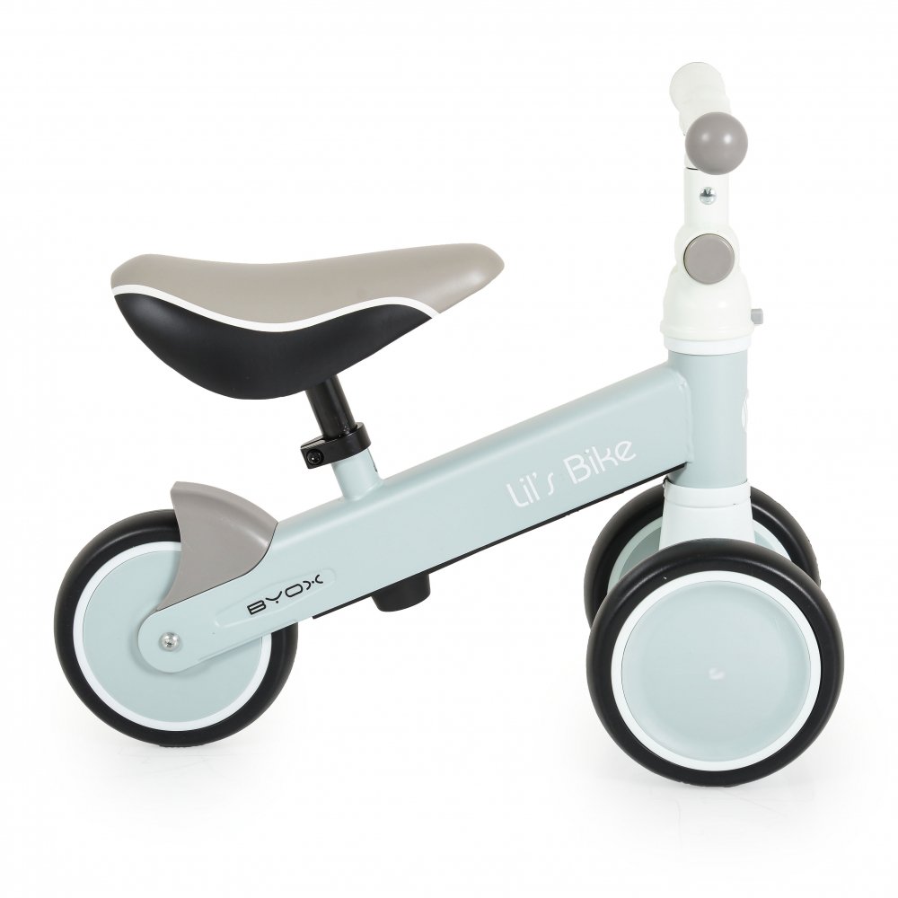 Mini tricicleta de echilibru fara pedale Byox Lils bike Pink, sezut moale si reglabil pe inaltime, interval de viraj limitat, roti late din spuma EVA, potrivita copiilor de la 1 an Mini tricicleta de echilibru fara pedale Byox Lils bike Pink, sezut moale si reglabil pe inaltime, interval de viraj limitat, roti late din spuma EVA, potrivita copiilor de la 1 an