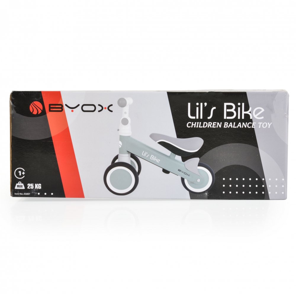 Mini tricicleta de echilibru fara pedale Byox Lils bike Pink, sezut moale si reglabil pe inaltime, interval de viraj limitat, roti late din spuma EVA, potrivita copiilor de la 1 an Mini tricicleta de echilibru fara pedale Byox Lils bike Pink, sezut moale si reglabil pe inaltime, interval de viraj limitat, roti late din spuma EVA, potrivita copiilor de la 1 an