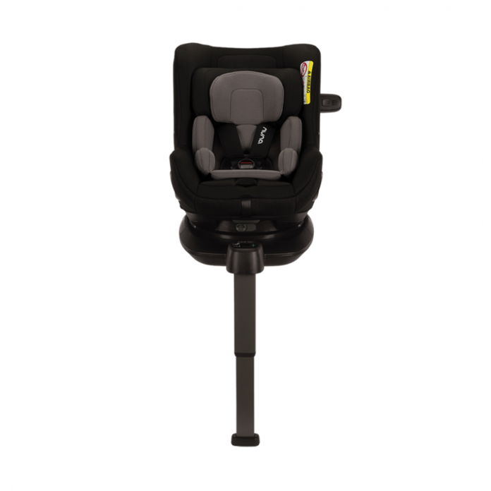 Scaun auto pentru copii Nuna PRUU Caviar, 40-105 cm, testat ADAC si certificat R129, rotativ, spatar reglabil, tetiera ajustabila