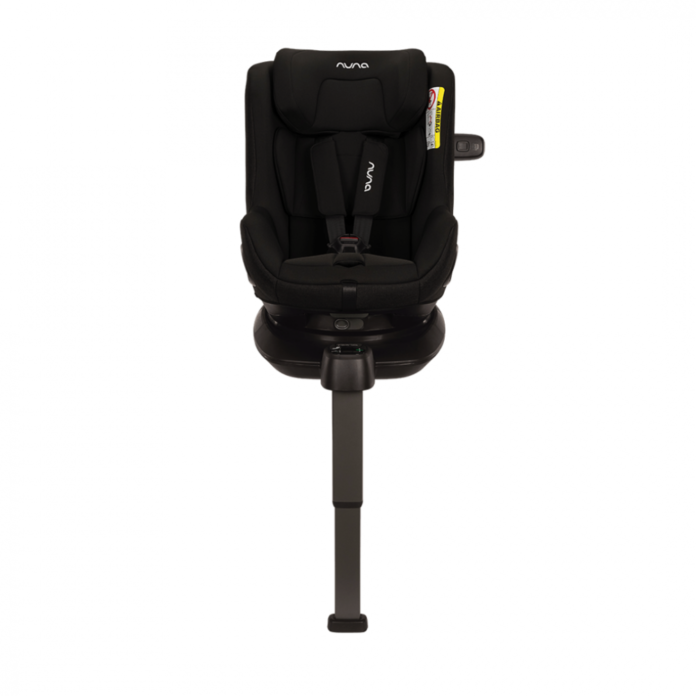Scaun auto pentru copii Nuna PRUU Caviar, 40-105 cm, testat ADAC si certificat R129, rotativ, spatar reglabil, tetiera ajustabila