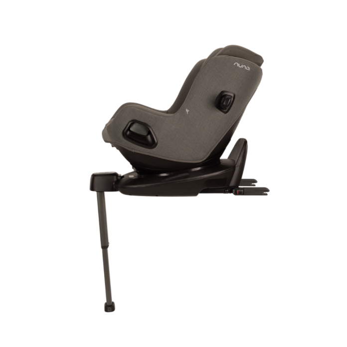 Scaun auto pentru copii Nuna PRUU Granite, 40-105 cm, testat ADAC si certificat R129, rotativ, spatar reglabil, tetiera ajustabila