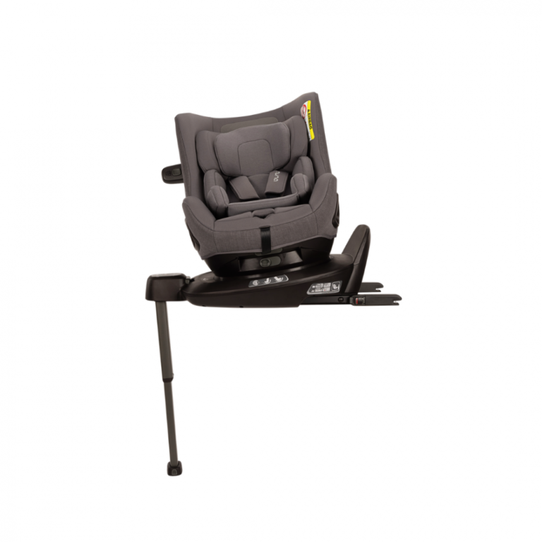Scaun auto pentru copii Nuna PRUU Thunder, 40-105 cm, testat ADAC si certificat R129, rotativ, spatar reglabil, tetiera ajustabila