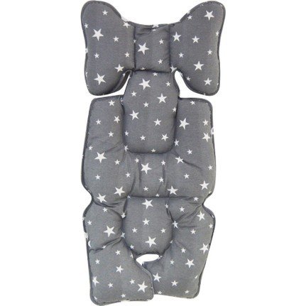 Protectie textila caruciorScaun auto Grey Stars SeviBebe Protectie textila caruciorScaun auto Grey Stars SeviBebe