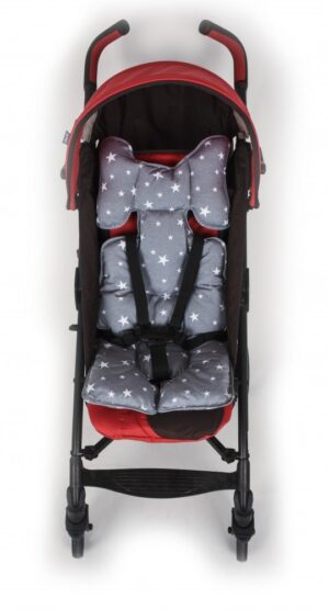 Protectie textila caruciorScaun auto Grey Stars SeviBebe Protectie textila caruciorScaun auto Grey Stars SeviBebe
