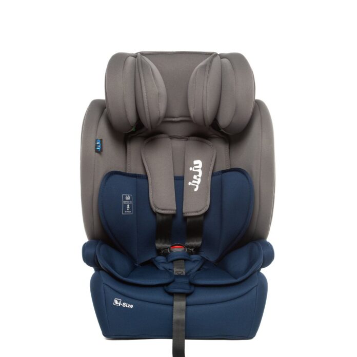 Scaun auto Juju Safe Rider i-Size gri-bleumarin