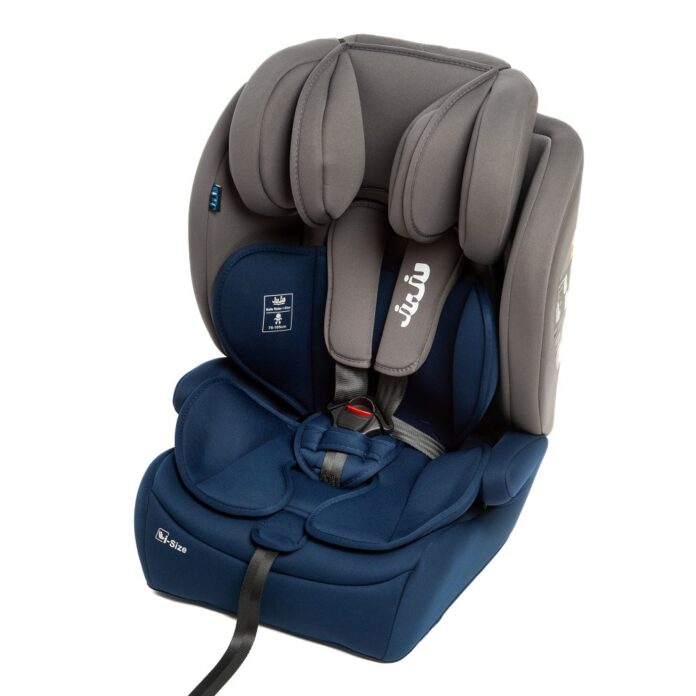 Scaun auto Juju Safe Rider i-Size gri-bleumarin