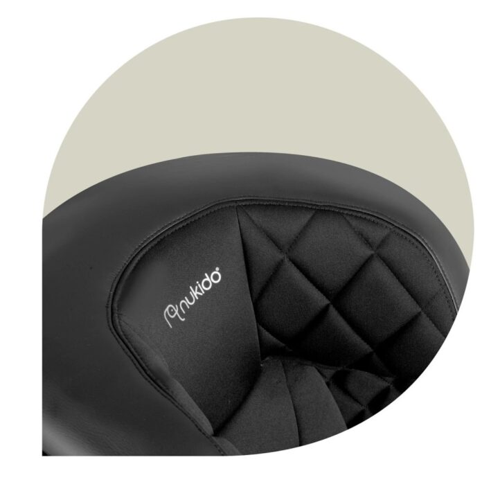 Scaun auto copii cu isofix Nukido I-SIZE 100-150 cm Louis Gri,tetiera reglabila in 12 pozitii,husa detasabila,indicatori instalare centura,protectie la impact lateral si certificare ECE R129