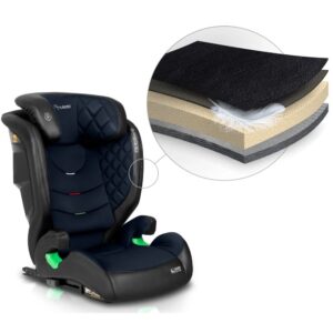 Scaun auto copii cu isofix Nukido I-SIZE 100-150 cm Louis NegruBleumarin,tetiera reglabila in 12 pozitii,husa detasabila,indicatori instalare centura,protectie la impact lateral si certificare ECE R129 Scaun auto copii cu isofix Nukido I-SIZE 100-150 cm Louis NegruBleumarin,tetiera reglabila in 12 pozitii,husa detasabila,indicatori instalare centura,protectie la impact lateral si certificare ECE R129