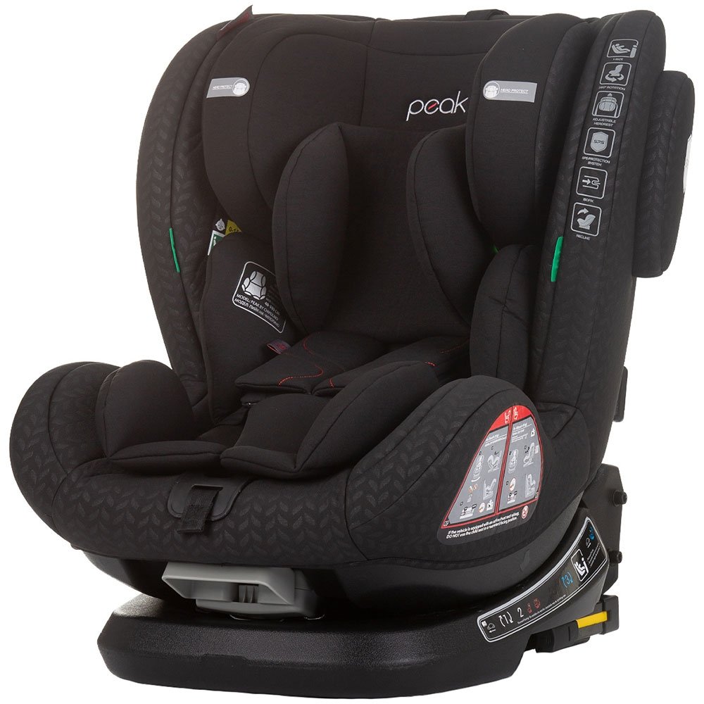 Scaun auto Chipolino Peak I-Size 40-150 cm obsidian cu sistem Isofix Scaun auto Chipolino Peak I-Size 40-150 cm obsidian cu sistem Isofix