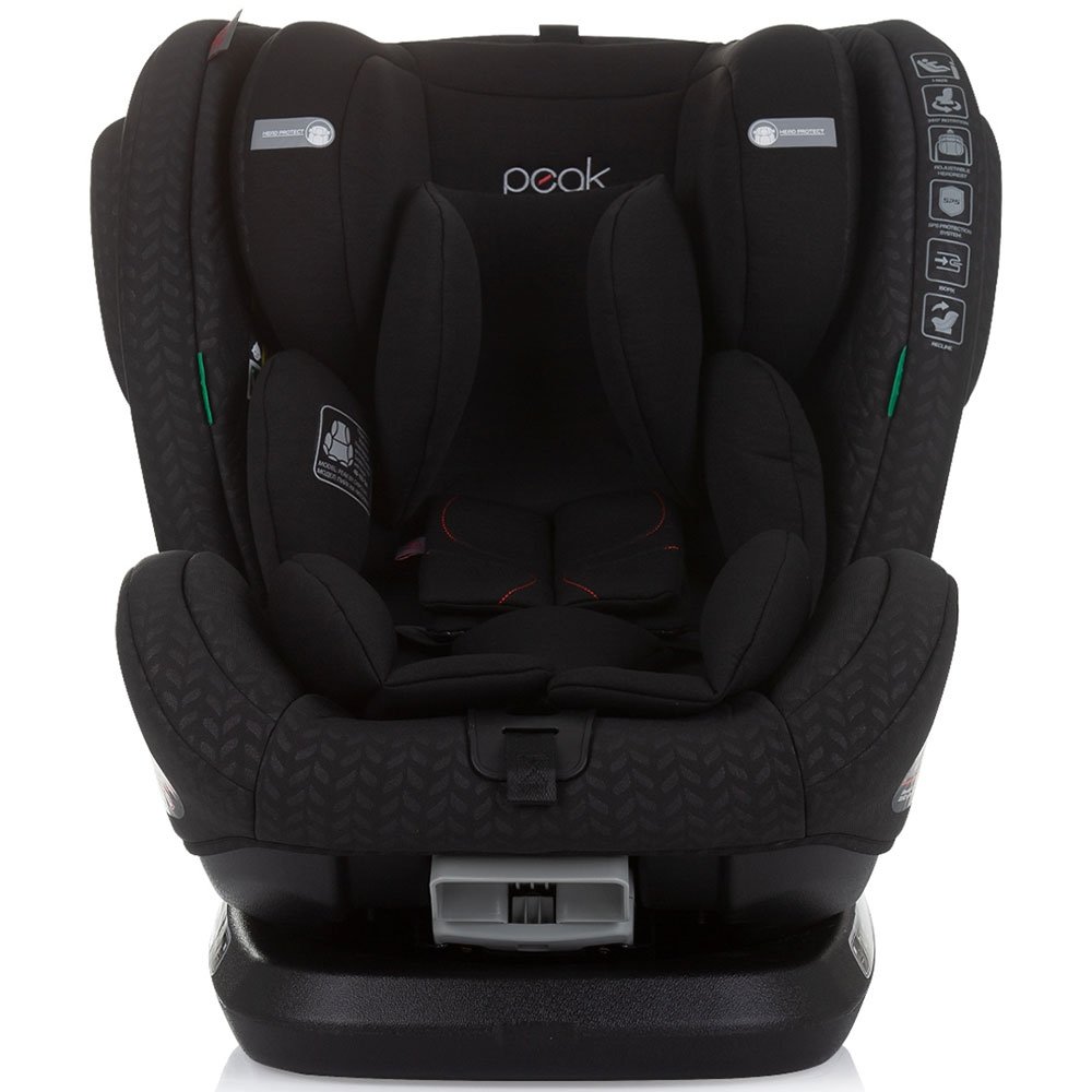 Scaun auto Chipolino Peak I-Size 40-150 cm obsidian cu sistem Isofix Scaun auto Chipolino Peak I-Size 40-150 cm obsidian cu sistem Isofix