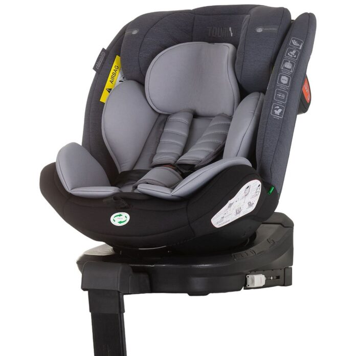 Scaun auto Chipolino Tourino I-Size 40-150 cm grey mix cu sistem Isofix Scaun auto Chipolino Tourino I-Size 40-150 cm grey mix cu sistem Isofix