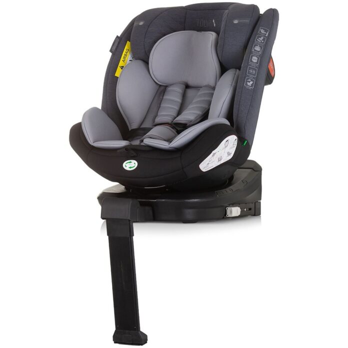 Scaun auto Chipolino Tourino I-Size 40-150 cm grey mix cu sistem Isofix Scaun auto Chipolino Tourino I-Size 40-150 cm grey mix cu sistem Isofix