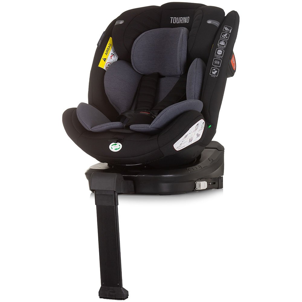 Scaun auto Chipolino Tourino I-Size 40-150 cm obsidian cu sistem Isofix Scaun auto Chipolino Tourino I-Size 40-150 cm obsidian cu sistem Isofix
