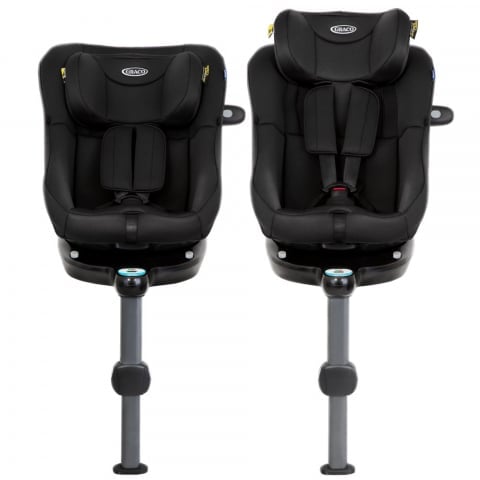 Scaun auto pentru copii Graco Midnight, rotativ 360 Turn2Me Dlx, i-Size, testat ADAC Scaun auto pentru copii Graco Midnight, rotativ 360 Turn2Me Dlx, i-Size, testat ADAC