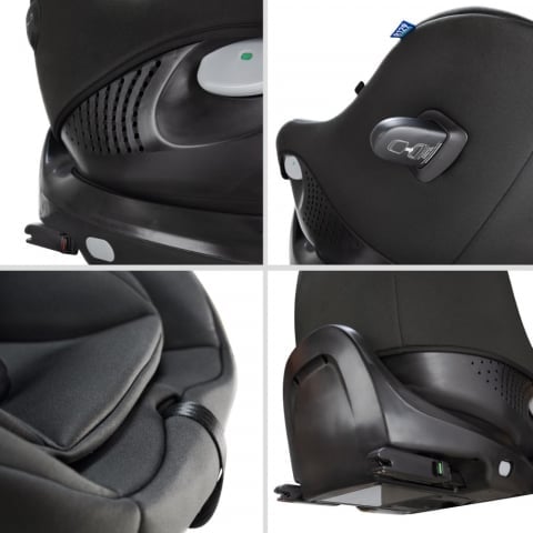 Scaun auto pentru copii Graco Midnight, rotativ 360 Turn2Me Dlx, i-Size, testat ADAC Scaun auto pentru copii Graco Midnight, rotativ 360 Turn2Me Dlx, i-Size, testat ADAC