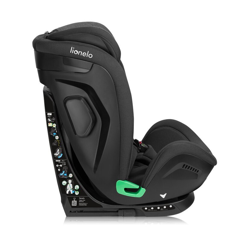 Scaun auto Lionelo Harper i-Size cu isofix 76-150 cm gri Scaun auto Lionelo Harper i-Size cu isofix 76-150 cm gri