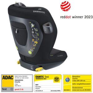 Scaun auto Swandoo Charlie i-Size Chia Black testat Adac Scaun auto Swandoo Charlie i-Size Chia Black testat Adac