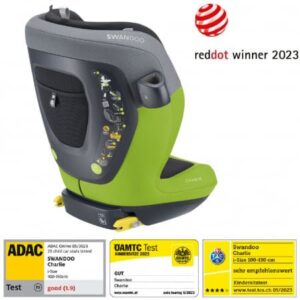 Scaun auto Swandoo Charlie i-Size Lime Sesame Grey testat Adac Scaun auto Swandoo Charlie i-Size Lime Sesame Grey testat Adac