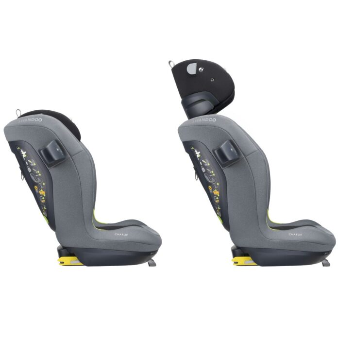 Scaun auto Swandoo Charlie i-Size Sesame Grey testat Adac Scaun auto Swandoo Charlie i-Size Sesame Grey testat Adac