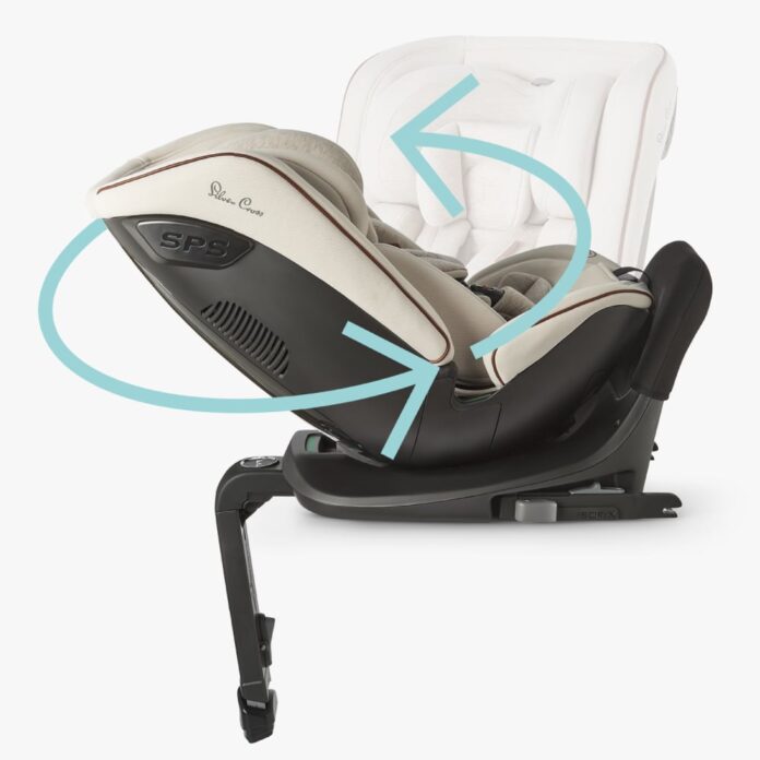 Scaun auto rotativ 360 Silver Cross Motion All Size Almond i-Size