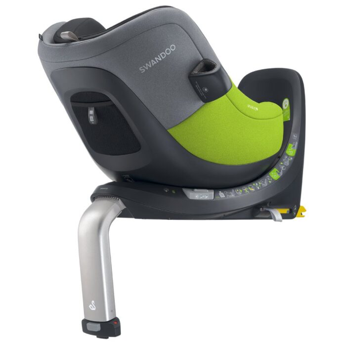 Scaun auto rotativ Swandoo Marie 5 i-Size Lime Sesame Grey Scaun auto rotativ Swandoo Marie 5 i-Size Lime Sesame Grey