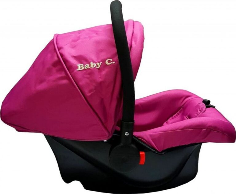 Scaun auto Baby Care Pro Fucsia 0-13 kg, maner reglabil, captuseala confortabila, Omologare R-129 i-Size