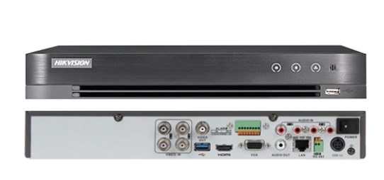 Sistem de supraveghere mixt 4 camere: 2 camere interior 8MP IR 30m, 2 camere exterior 4 in  1, 8MP, IR 80m, DVR 4 canale 4K 8MP, accesorii
