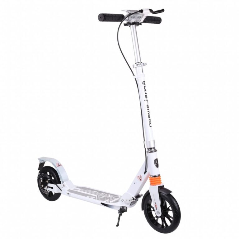 Trotineta pentru copii Novokids Plexus Evo Pro Negru din aluminiu, frana pe disc , greutate suportata 100 kg, frana si suspensie duble, diametru roata 200 mm