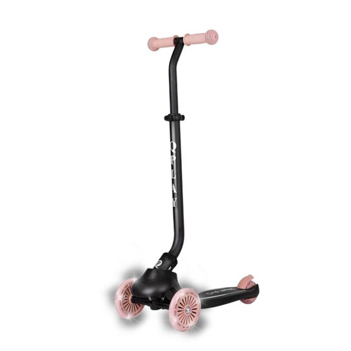 Trotineta pentru copii QPlay Sema EVO Verde 6 in 1 multifunctionala cu scaunel, maner telescopic parental, inaltime ajustabila, cadru din aluminiu, greutate admisa 50 kg