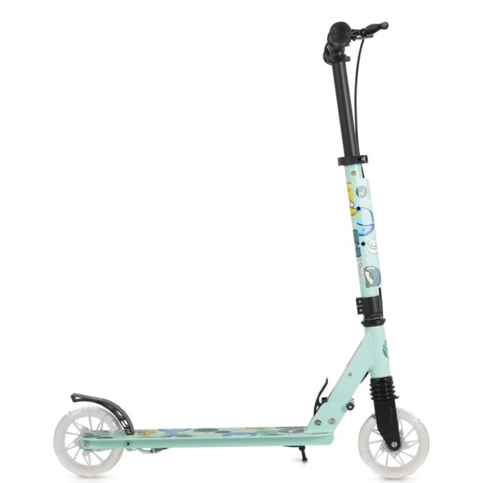 Trotineta pliabila pentru copii Byox Snazzy Mov de la 8 ani,Cadru din aluminiu,Amortizor frontal,Roti ABEC-7 din PU cu lumini LED,Inaltime ghidon ajustabila 75-89 cm,Baza antialunecare,Frana de mana si cric inclus Trotineta pliabila pentru copii Byox Snazzy Mov de la 8 ani,Cadru din aluminiu,Amortizor frontal,Roti ABEC-7 din PU cu lumini LED,Inaltime ghidon ajustabila 75-89 cm,Baza antialunecare,Frana de mana si cric inclus